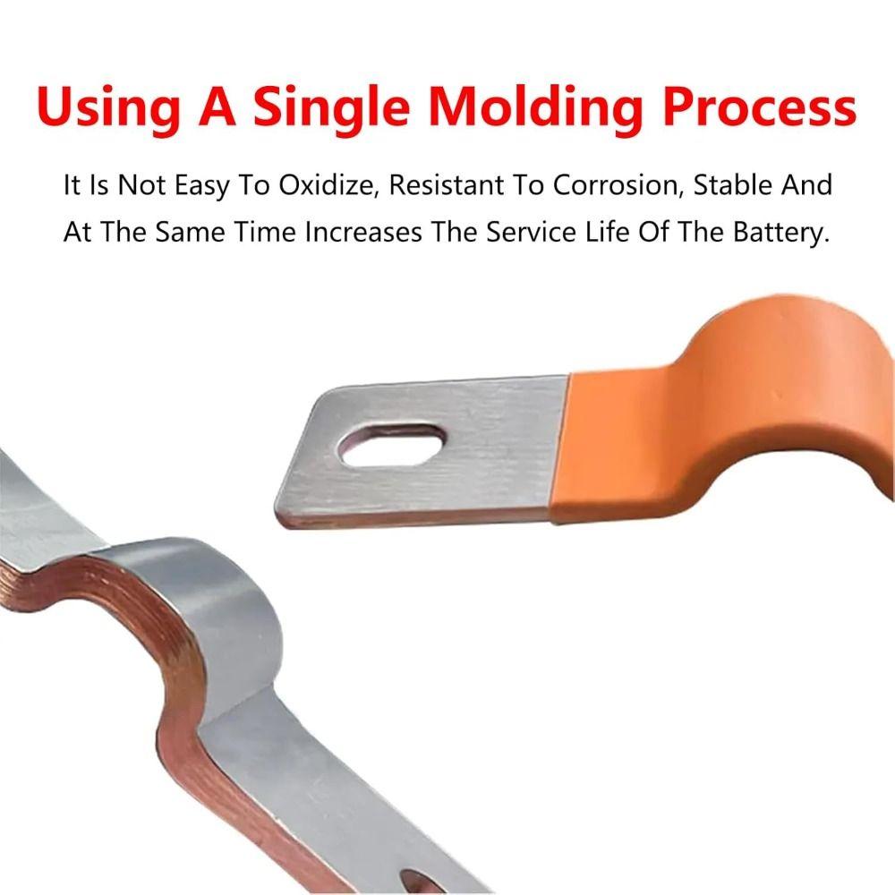 2mm 280Ah Battery Cells Connector M6 Posts Straps Copper Connecter New Flexible Busbar