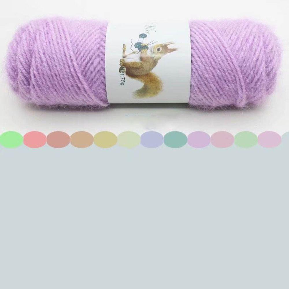 Связанный вручную мягкий шарф Детская пряжа Вязание шерстяная текстурная пряжа Хлопковая пряжа Толстая вязка крючком