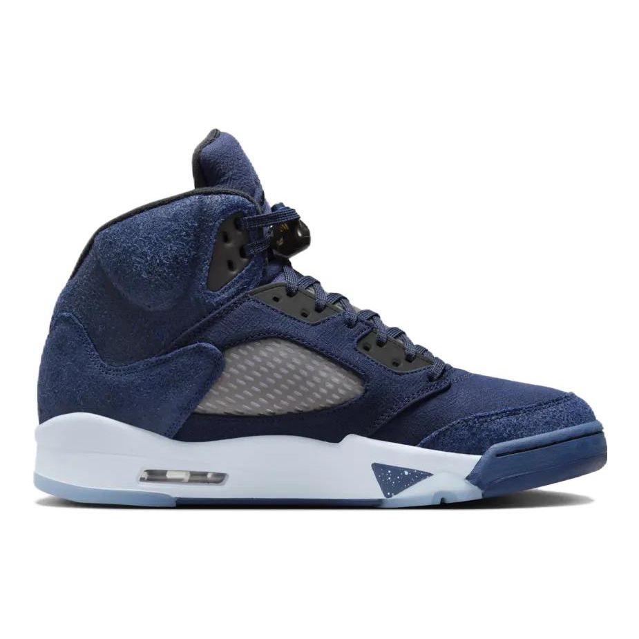 Air Jordan 5 Retro SE Midnight Navy Мужские кроссовки Синий Черный Футбольно-Серый FD6812-400