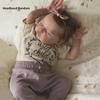 BZDOLL 50см 20дюймовая Спящая Кукла Реборн с Кожей, Расписанной 3D-красками, и Видимыми Венами, Тело из Мягкого Винила и Ткани, Игрушка для Девочки, Новорожденный Бебе, Детский Подарок на День Рождения