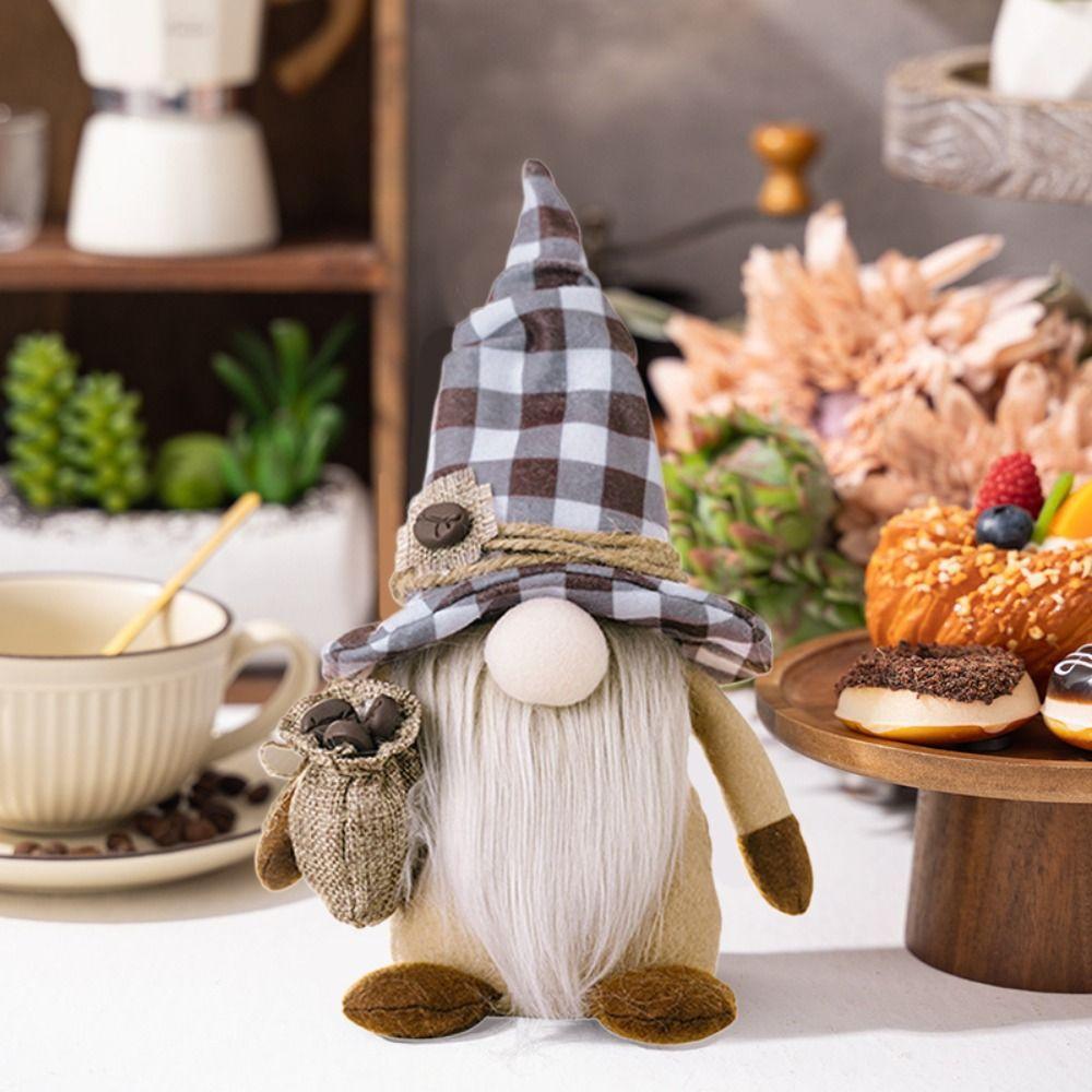 Long-Beard Gnome Plush Doll Elf Faceless Doll Toy Stuffed Doll Xmas Decor