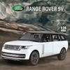 Новый 1:24 Land Rover Range Rover SV2022 литой внедорожный автомобиль модель звук и свет подарок для парня подарок для детей