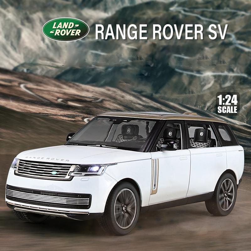 Новый 1:24 Land Rover Range Rover SV2022 литой внедорожный автомобиль модель звук и свет подарок для парня подарок для детей
