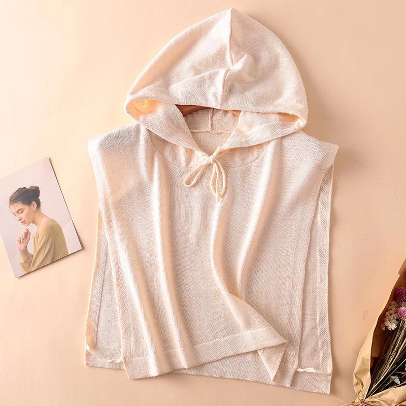 Women Wool Detachable Collar Fake Neck Mock Hooded Solid Color False Sweater Ladies Turtleneck Neckwear Clothing Accessories
