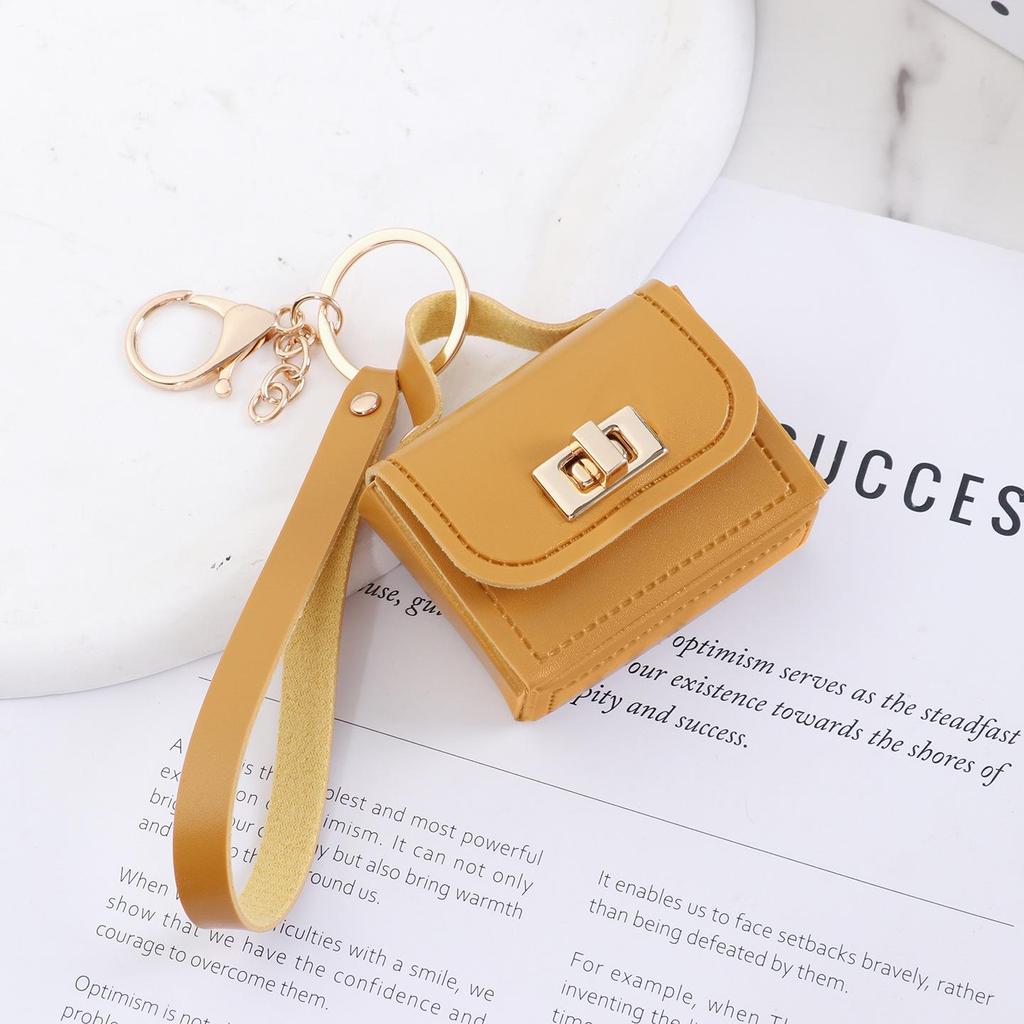 Leather Mini Keychain Coin Purse & Handbag Charm