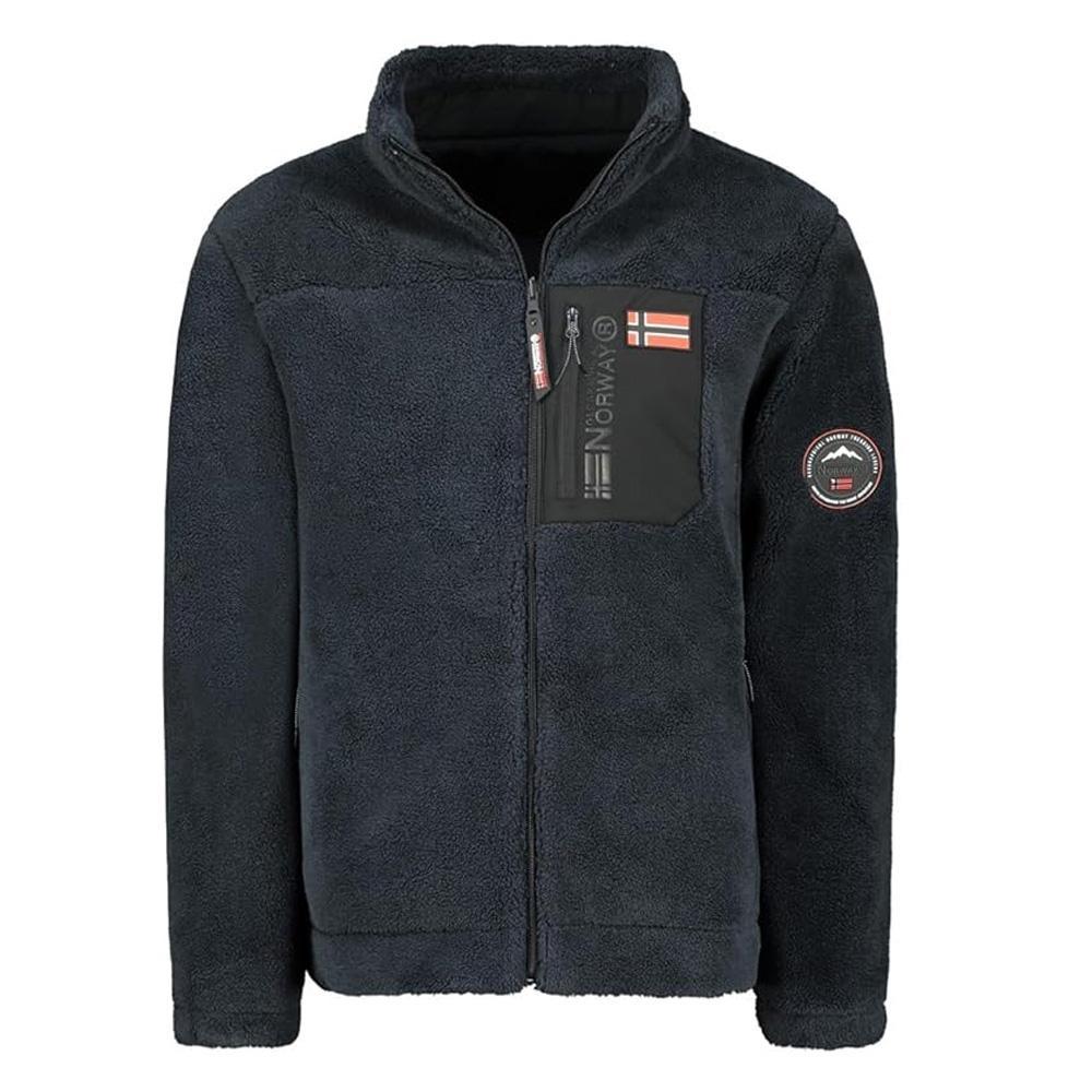 Geographical Norway Ureversible Windcheater High Collar Marine