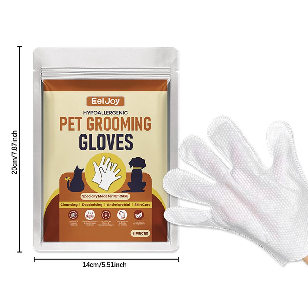 Disposable Pet Cleaning Gloves,Deep Cleaning Dry Cleaning Gloves,Hypoallergenics Grooming Gloves For Pet,Pet Cleaning Supplies