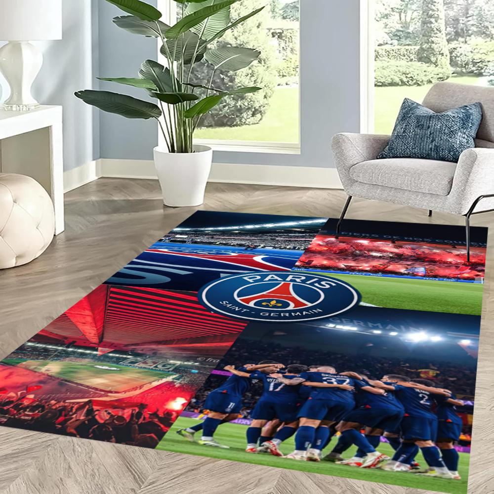 Paris Saint Germain Area Rug Suitable For Dining Room Bedrooms Outdoor Study Room Antislip Carpet Office Home Decor Wedding Party Gift