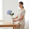 Fake Hydrangea Flower Reusable Artificial Hydrangea Stalk Long Stalk Fake Hydrangeas Real Feel Full Blooms for Table Centerpiece