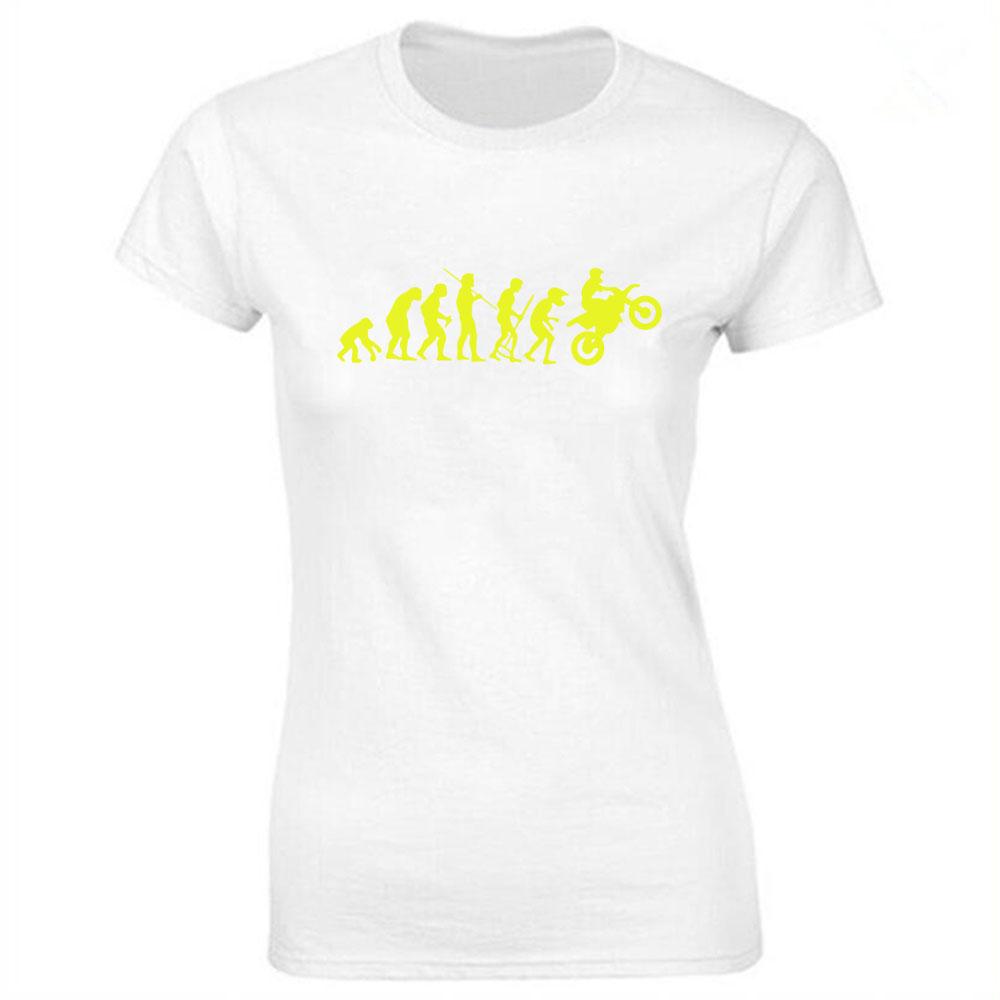 Хлопковая повседневная футболка с принтом мотоциклистки, женская забавная футболка для леди, уличная одежда, обычный топ-футболка