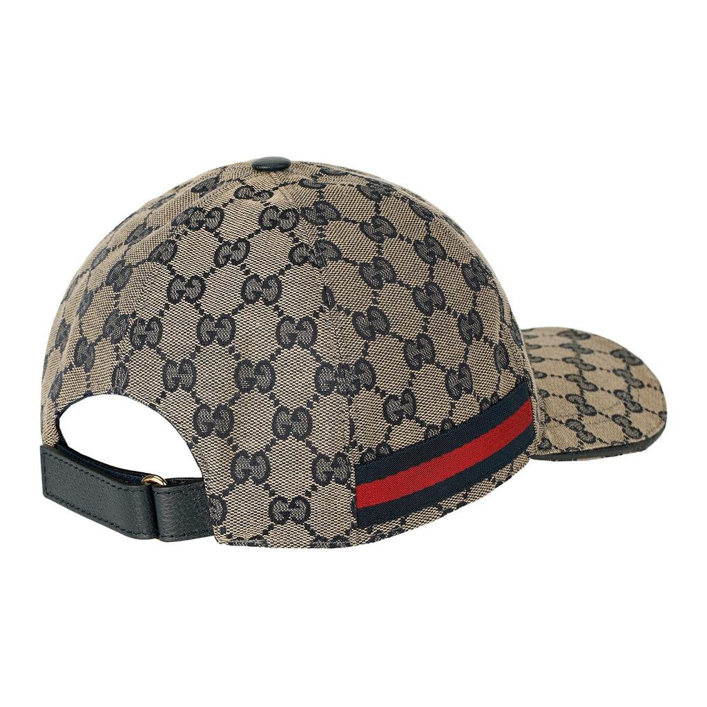 Gucci Original GG Canvas Baseball Hat With Web 'Beige Blue' Men's 696845-4HAQQ-4068