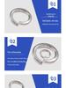 Пружинная шайба из высокотемпературного сплава Inconel 718, металл GH4169, высокопрочная круглая шайба
