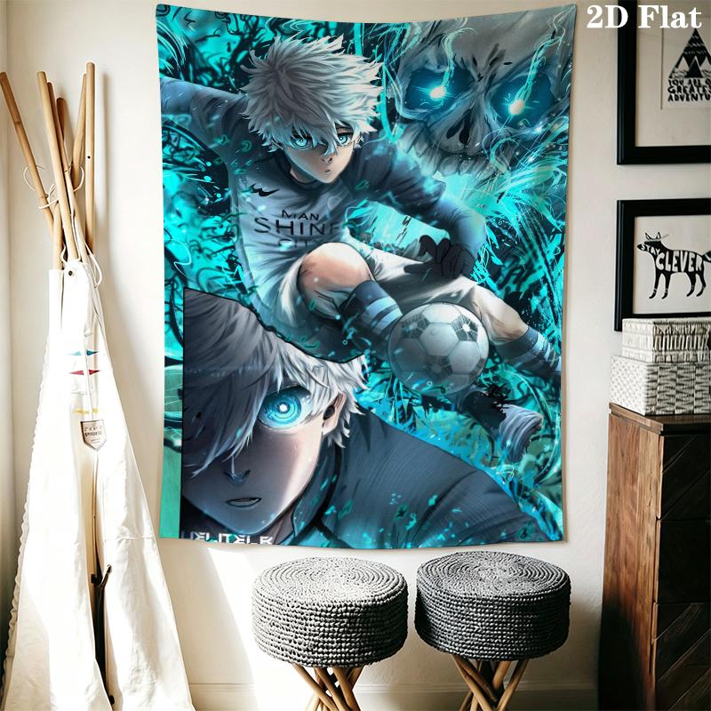 BlueLock Wall Tapestry Aesthetic Wall Hanging Printed Fabric Blanket Decorative Tapestries for Bedroom Living Room Home Decor