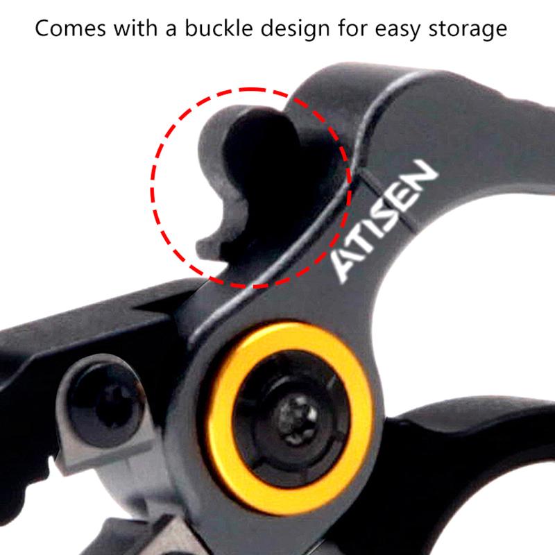 Рыболовные мероприятия Алюминиевый сплав Рыболовные разъемные кольца Плоскогубцы Рыболовные многофункциональные ножницы Переносной легкий нержавеющий съемник крючков