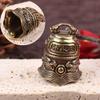 Spiritual Motorcycle Guardian Bell Bronze Biker Good Luck Charm Brass Handicraft Bell  Home Decor