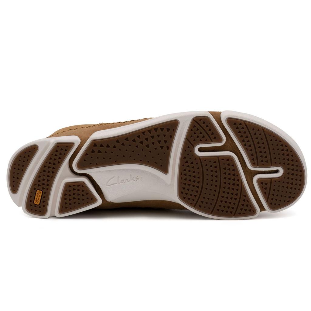 Clarks Серия Trigenic Легкие Удобные Трехкомпонентная Подошва Повседневная Обувь Мужская Кроссовка Коричневый 261807347