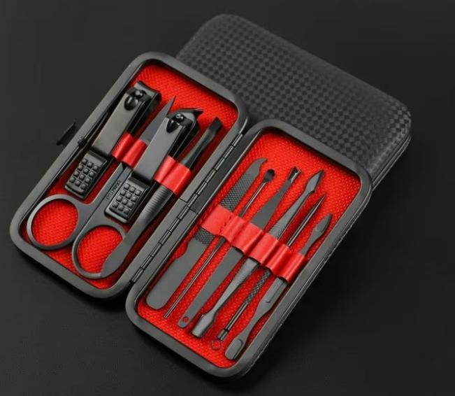 24 Pieces Universal Nail Clipper Tools Set with Nail Scissors Manicure Pedicure Tools Ear Cleaner