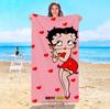 Cute Girls B-Bettys Boops Beach Towel Sauna Swimming Pool Bath Towels Bathroom For Home Playa Travel Spa Baby Microfiber Gym Sea
