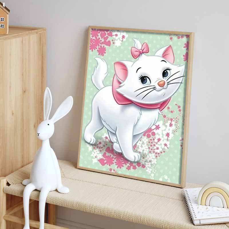Disney Алмазная живопись Тема «Приключения кошки Мэри» Иллюстрация 5D Мозаика DIY Хобби Подарок Декор для дома Вышивка