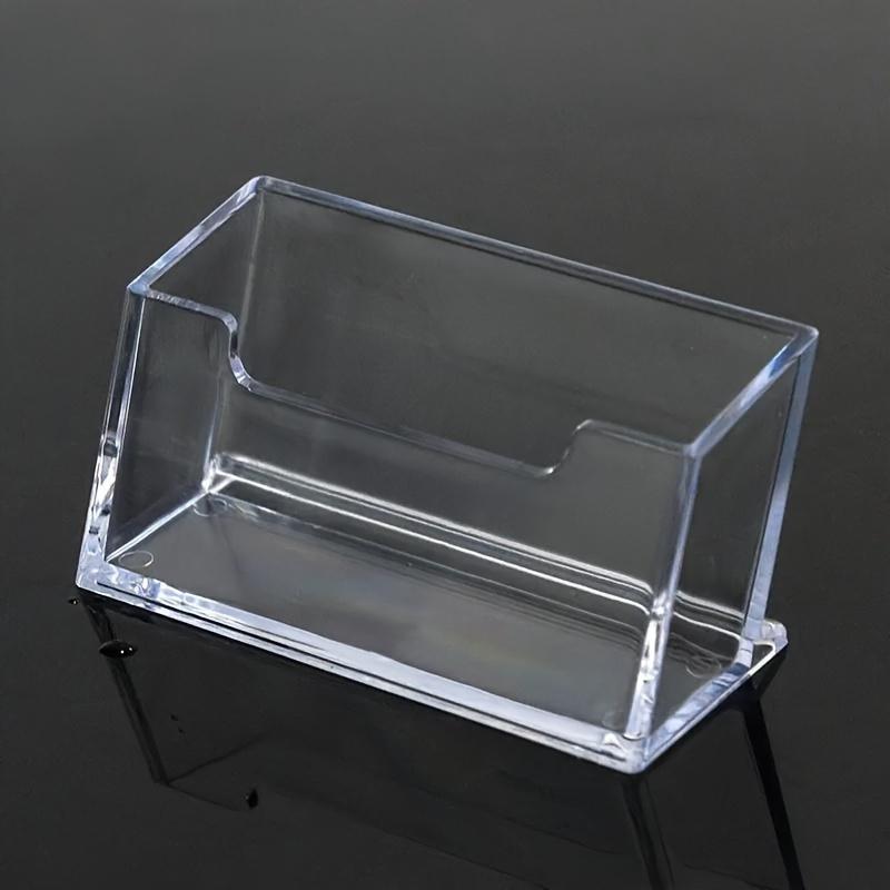 Xiaomi Clear Acrylic Business Card Holder Desktop Display Stand Office Desk Organizer For Notes Fridge Storage Container Basket Rack