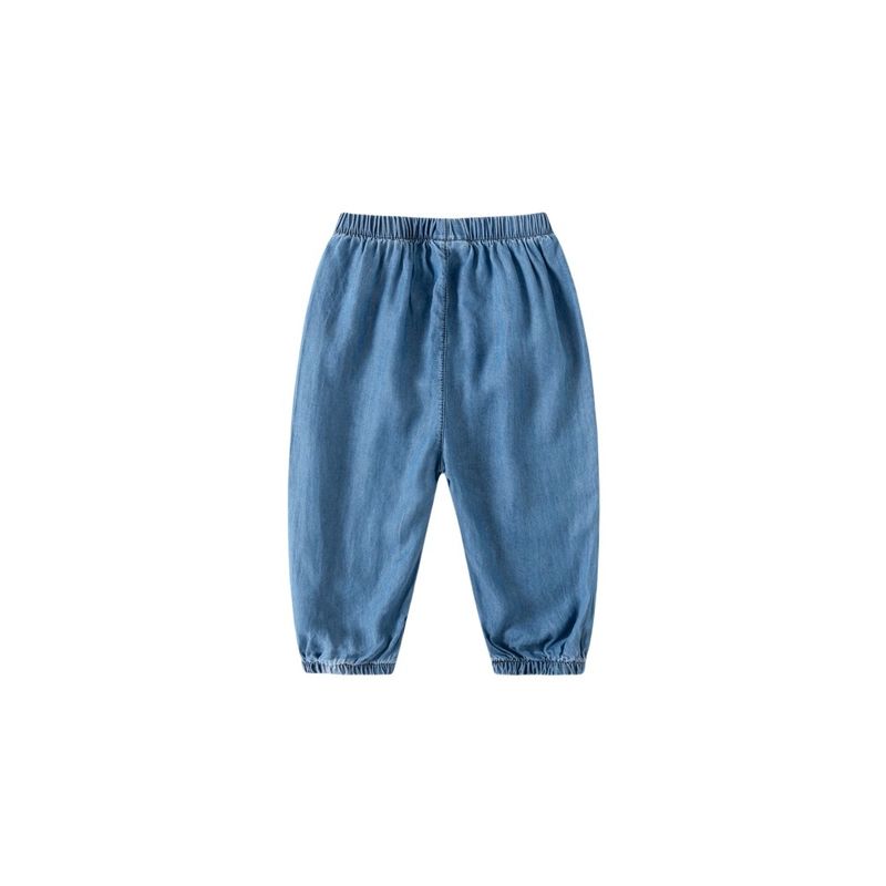 Lyocell Jeans Summer Children Anti Mosquito Pants Boys' Casual Pants Thin Dinosaur Pants Child Air Conditioner Pants