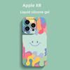 Красочное улыбающееся лицо, подходящее для минималистичного чехла Apple 15/14/13 для iPhone 12prom с защитой от падения 7/8P