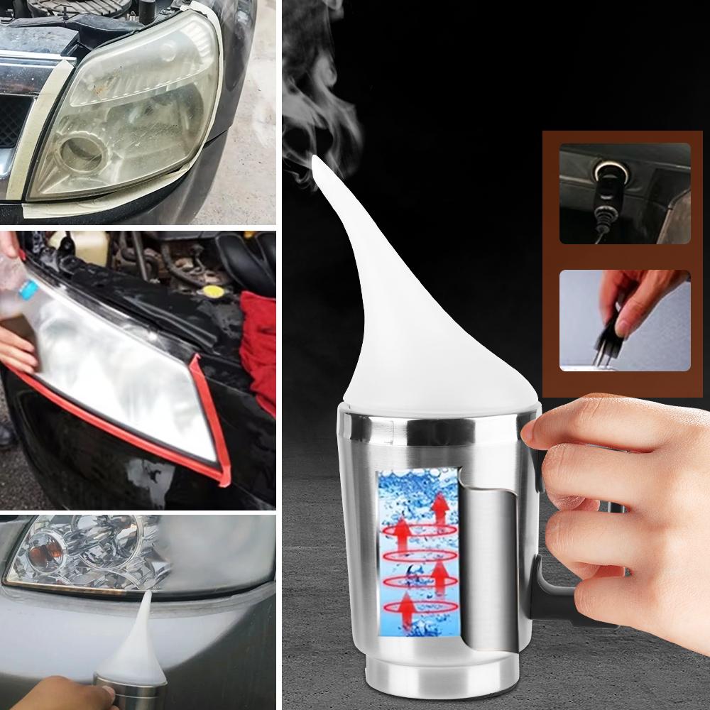 100 мл Чашка-распылитель Инструменты для полировки фар автомобиля Полировальная машинка для фар Мотоциклетные фары Задние фонари Линза Набор для ремонта и восстановления