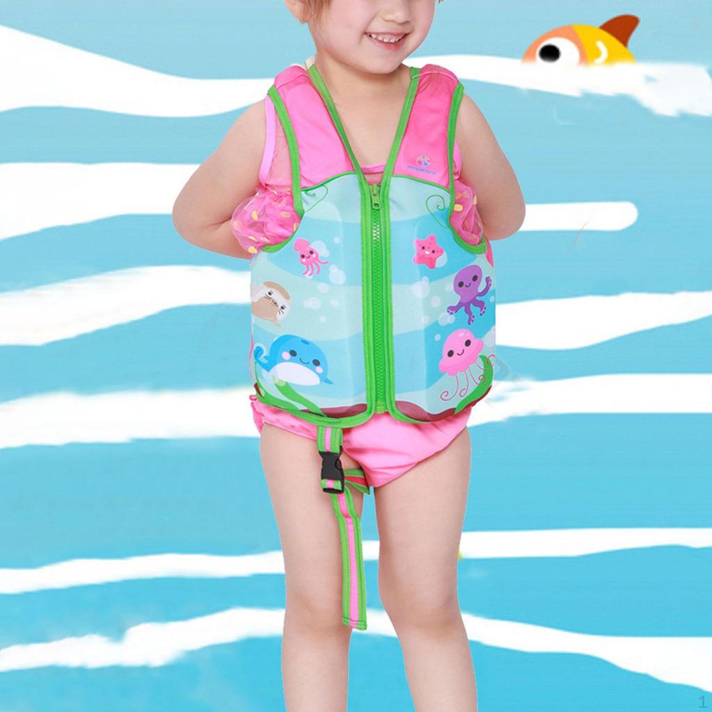 Детский плавательный жилет Полиэстер Плавучий Купальник для каякинга Водные виды спорта Рыбалка