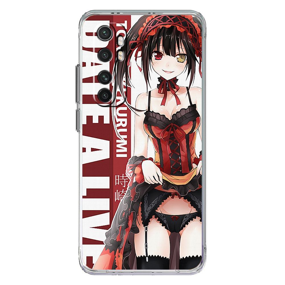 Чехол для телефона Date A Live с аниме Токисаки Куруми для Xiaomi Poco X3 NFC F3 M3 GT M4 Mi 11 Lite 5G Ultra 11T 11X 12 Pro 11i 12X