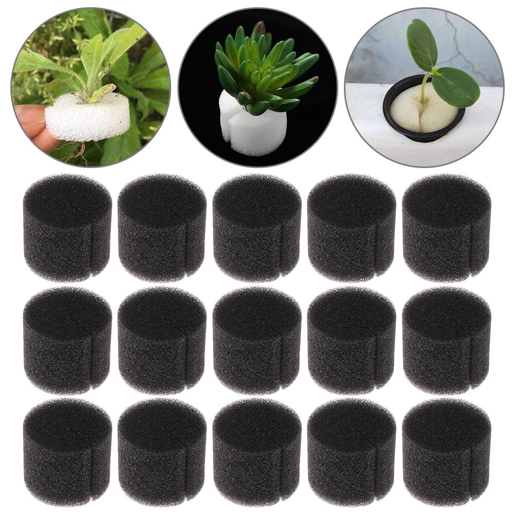 10/50pcs Hot sell Aquarium Planting Soilless Hydroponic  Flower Pots Nursery Sponge  Seed Trays