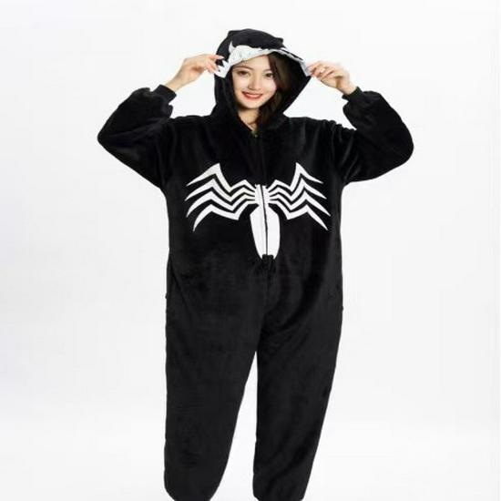 2025 New Style Santa Claus & Reindeer Couple Flannel Christmas Costumes for Outdoor Performance & Homewear