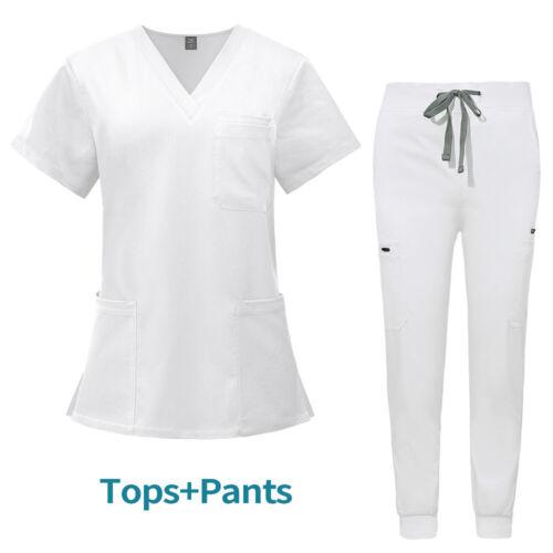 Multicolor Unisex Short Sleeved Pharmacy Nurse Uniform Hospital Doctor Workwear Oral Dental Surgery Uniforms Medical Scrubs Sets