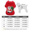 Christmas Dog Clothes Costume Winter Chihuahua Pug Pet Dog Clothing Hoodies New Year Cat Puppy Clothes Vest Shirt For Small Dogs