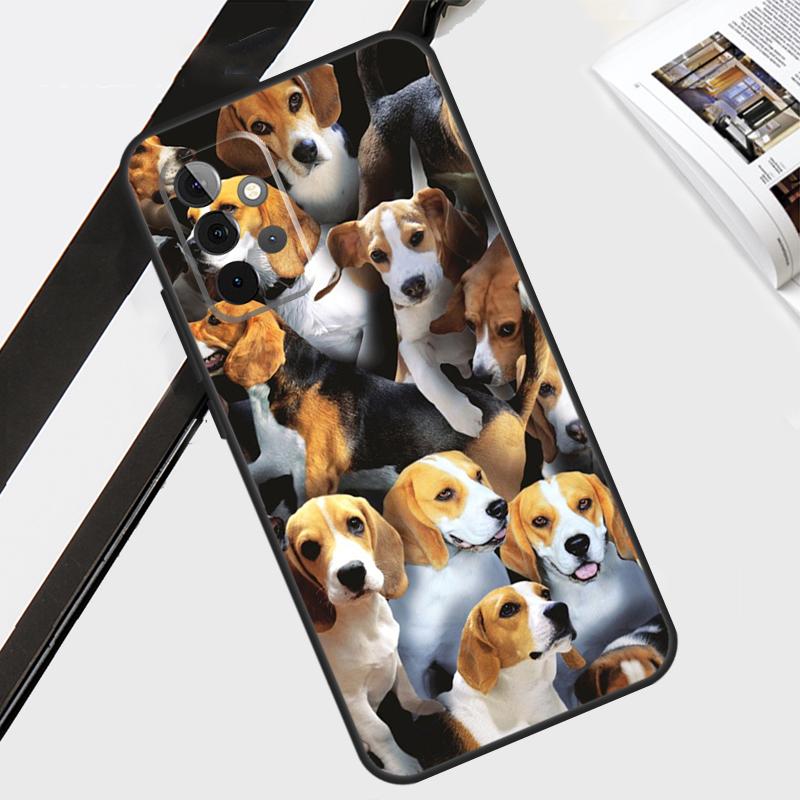 Cute Beagle Dog Case For Samsung Galaxy A06 A56 A36 A26 A16 A54 A34 A14 A12 A22 A32 A52 A13 A53 A15 A35 A55