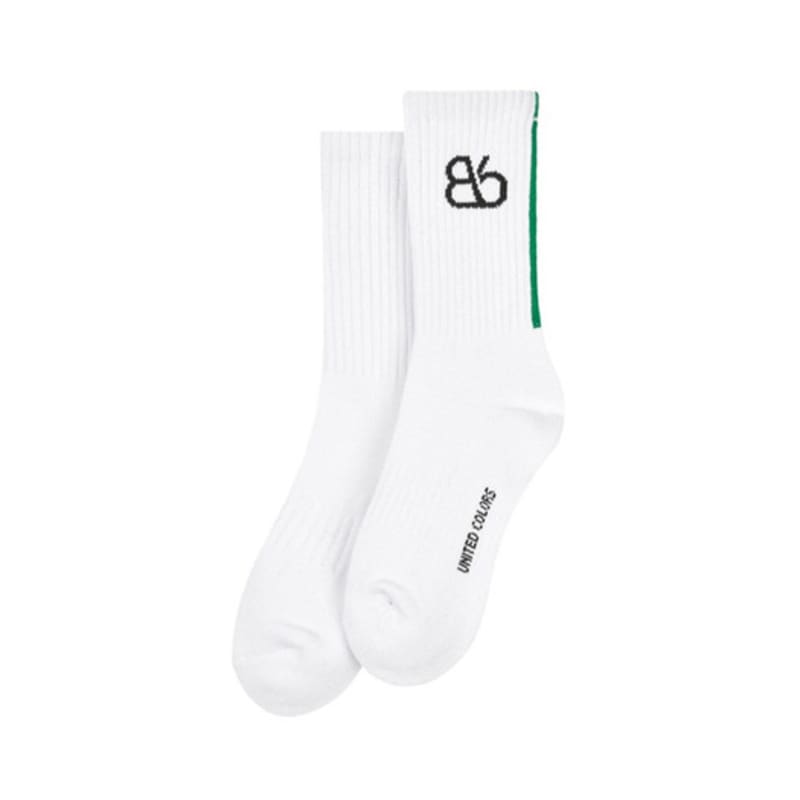 Bb’ Benetton Bibi Running Crew Socks (White)
