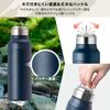 Atlas WENS 1000ml/1.0 Liter Water Bottle, Insulates Cold and Hot Water, Vacuum Insulated, Stainless Steel, Lightweight, Easy To Clean, Suitable for Ou