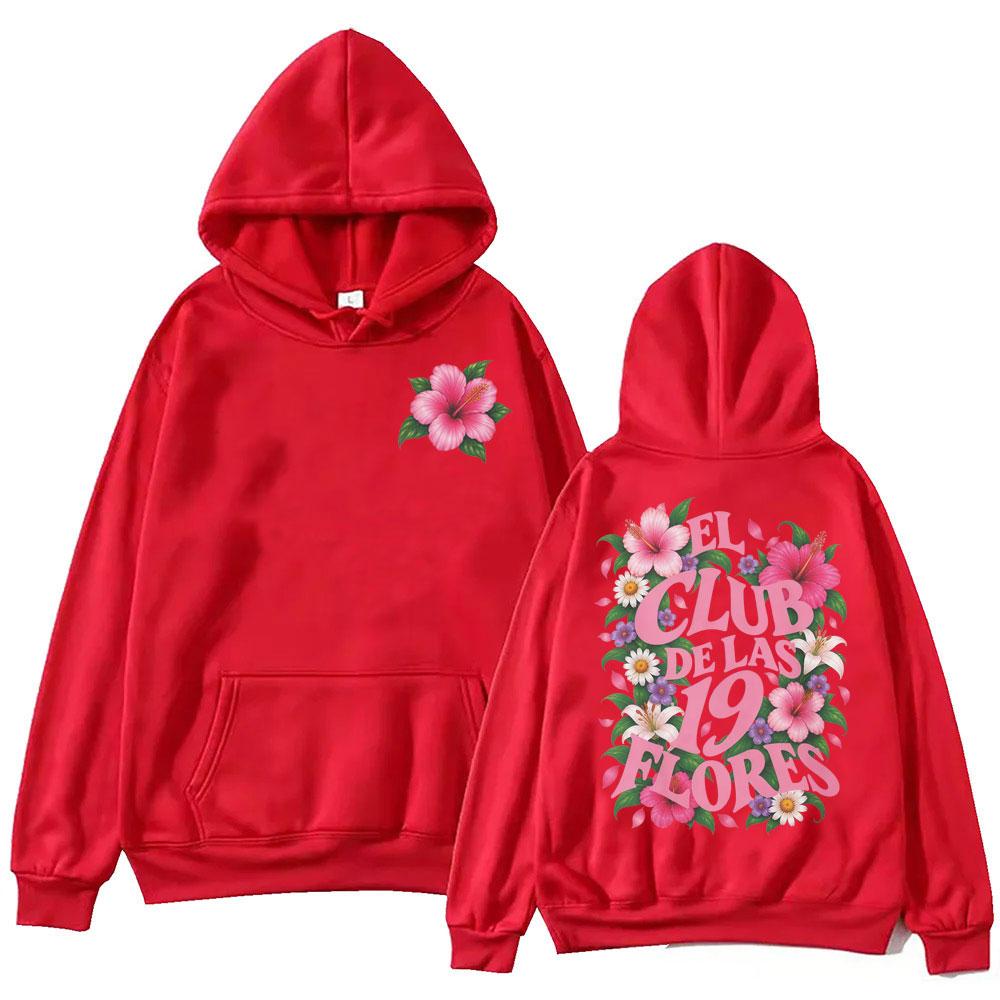 Feid El Club De Las 19 Flores 2026 New Album Merch Hoodie Harajuku Y2k Aesthetic Sweatshirts Men Women Fashion Hip Hop Pullovers