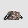 2025 New Grid with Base Color Symphony Matte Shoulder Bag Portable Diamond Painted Graffiti Women's Bag Small Square