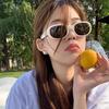 Korean Style Oval Sunglasses For Women With Uv400 Protection And Polarized Lenses For Outdoor Travel And Fashion