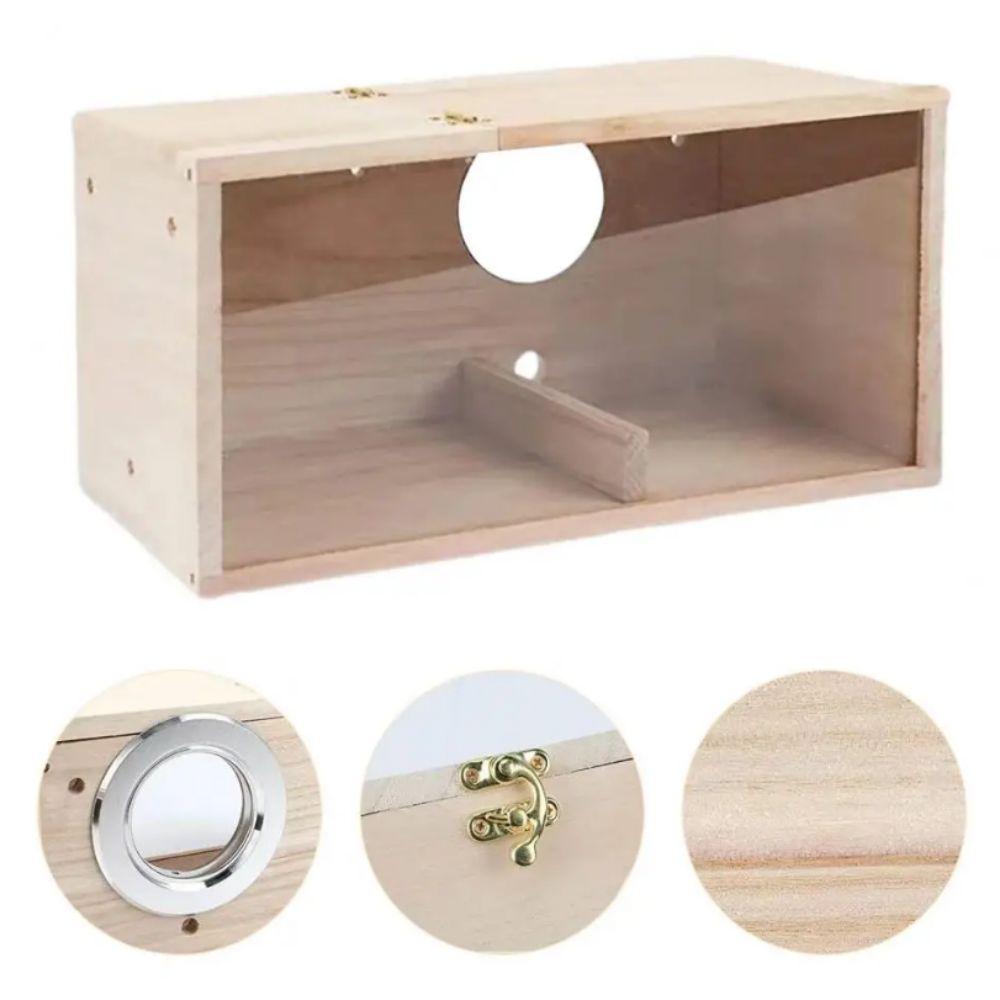 Акриловый/деревянный деревянный ящик для разведения попугаев, скворечник для попугаев, корелла, курица