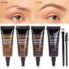 4 цвета гель-крем для бровей с кистью водостойкий стойкий быстрый оттенок легкая краска DIY натуральные усилители татуировки бровей банка для макияжа косметика