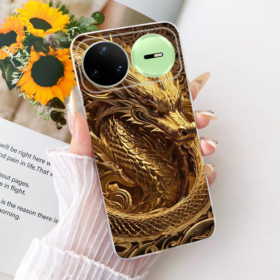 6,84'' Прозрачный чехол для Huawei Nova 15 Pro Чехол Модный Милый Расписной Мягкий Корпус Телефона для Huawei Nova 15Pro KLE-AL00U