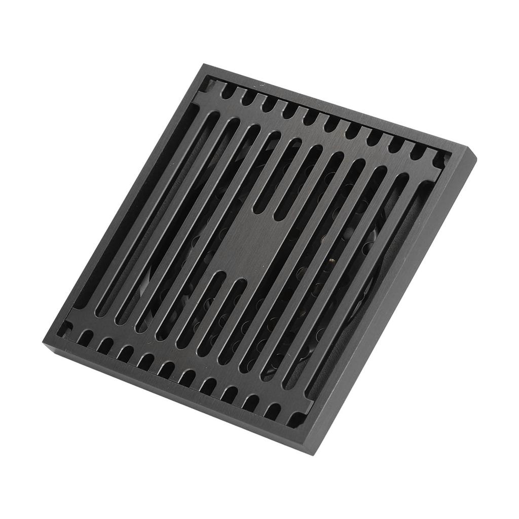 Сливной трап из нержавеющей стали квадратный антизапаховый большой вытеснитель решетка для ванной комнаты для домашнего балкона