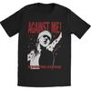 Against Me: новое изобретение трикотажной футболки унисекс с розой