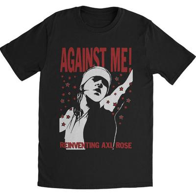 Against Me: новое изобретение трикотажной футболки унисекс с розой