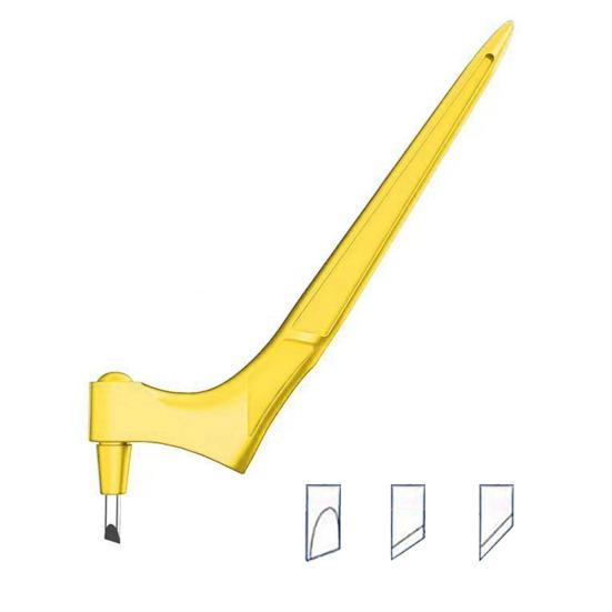 Craft Cutting Pen with 360-Degree Rotating Blades Stainless Steel Art Cut Tool with 3 Interchangeable Blades Crafting Cutter for Stencil Scrapbook DIY