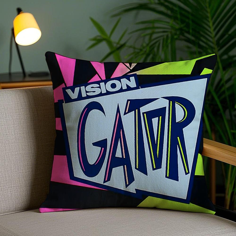 V-Vision S-Street W-Wears Чехол для подушки Плюшевая ткань Мягкий Двусторонний печатный Невидимая молния Наволочка для диванной подушки Домашний декор