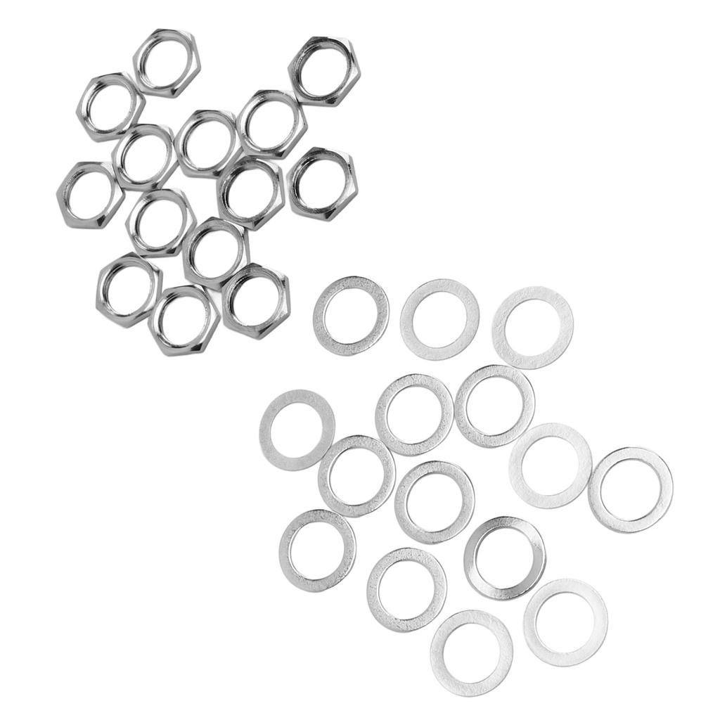 Гнездо для инструмента с резьбой G3 8, комплект металлических шайб, крепеж для электрогитары, бас-гитары