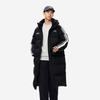 Li Ning Hot Pot Down Series водоотталкивающая дальняя инфракрасная теплая куртка с капюшоном на молнии для отдыха на открытом воздухе повседневная зимняя длинная куртка-пуховик для мужчин верхняя одежда черного цвета AYMU449-4