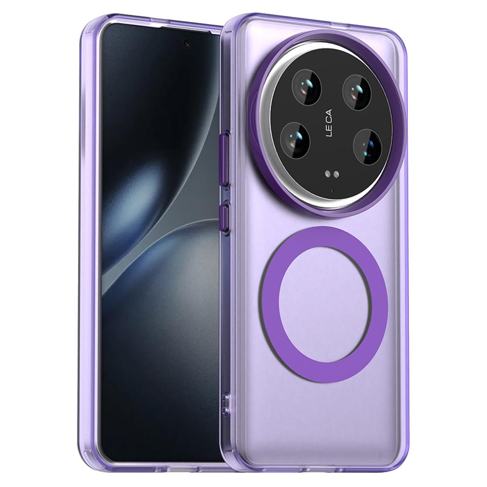 For Xiaomi 14 Ultra Case Compatible with MagSafe PC+TPU+PET Anti-Drop Phone Cover